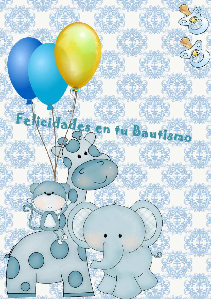 New Baby Boy - card made with Crafty Bob's Card Creator