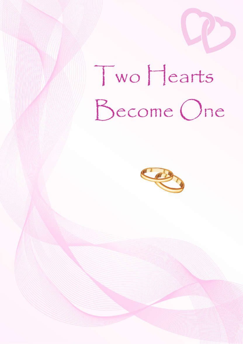 Two Hearts Decorative Card Front - card made with Crafty Bob's Card Creator