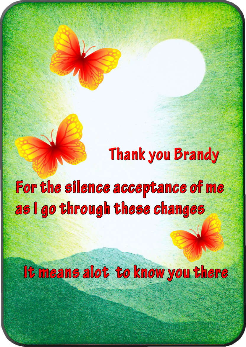 Thank You for a Friend - card made with Crafty Bob's Card Creator