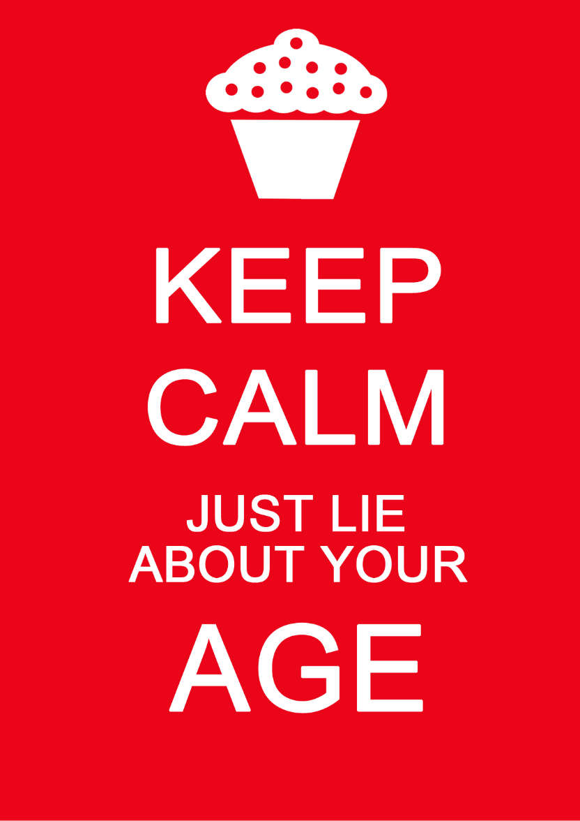 Keep Calm Just Lie - card made with Crafty Bob's Card Creator