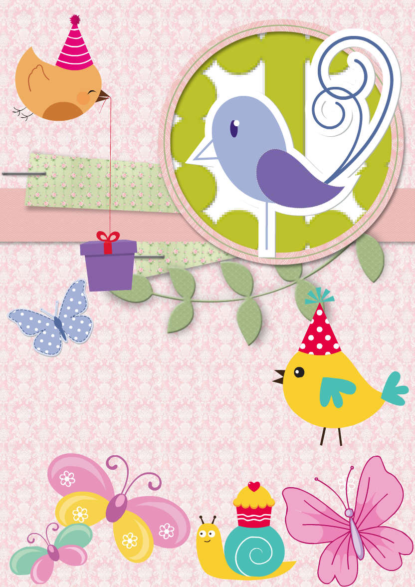 Scrapbook Style Frame Photo Card - card made with Crafty Bob's Card Creator