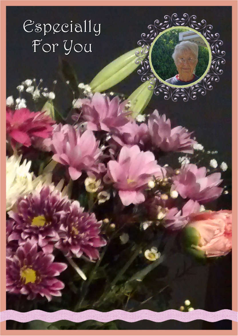Floral Delight - card made with Crafty Bob's Card Creator