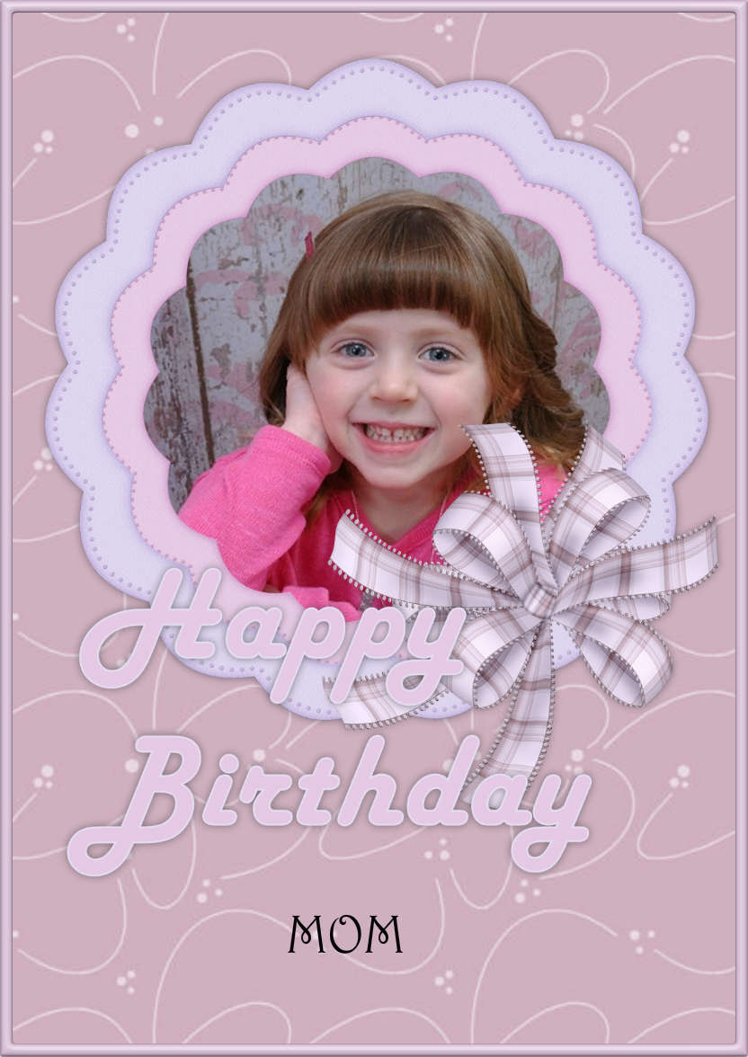 Pastel Birthday - card made with Crafty Bob's Card Creator