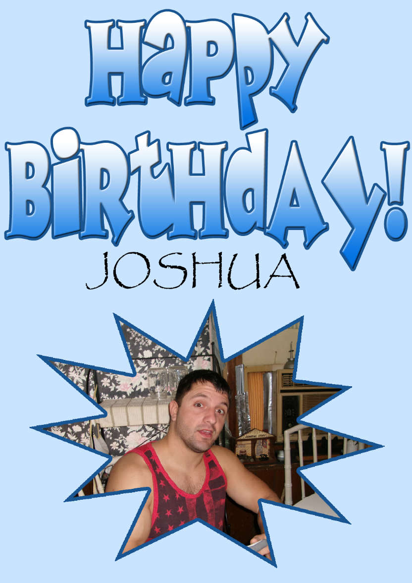 Smash Frame Birthday Card - card made with Crafty Bob's Card Creator