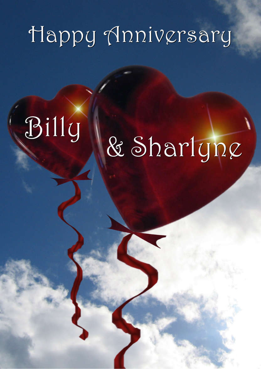 Love Balloons - card made with Crafty Bob's Card Creator