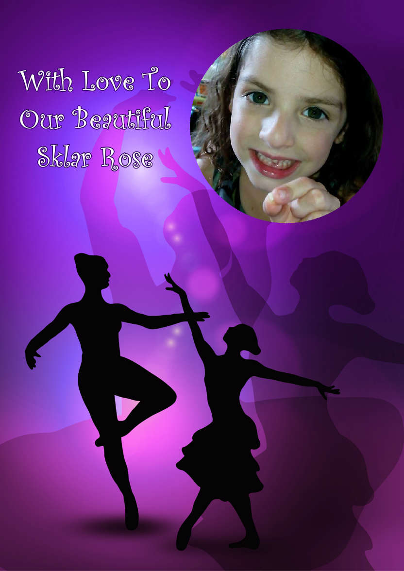 Beautiful Ballet Aperture Photo Card - card made with Crafty Bob's Card Creator