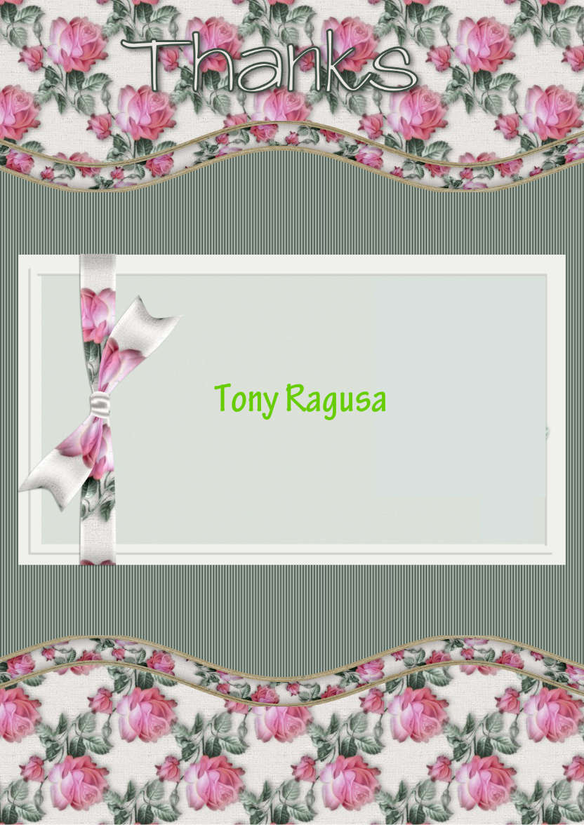 With Thanks - card made with Crafty Bob's Card Creator