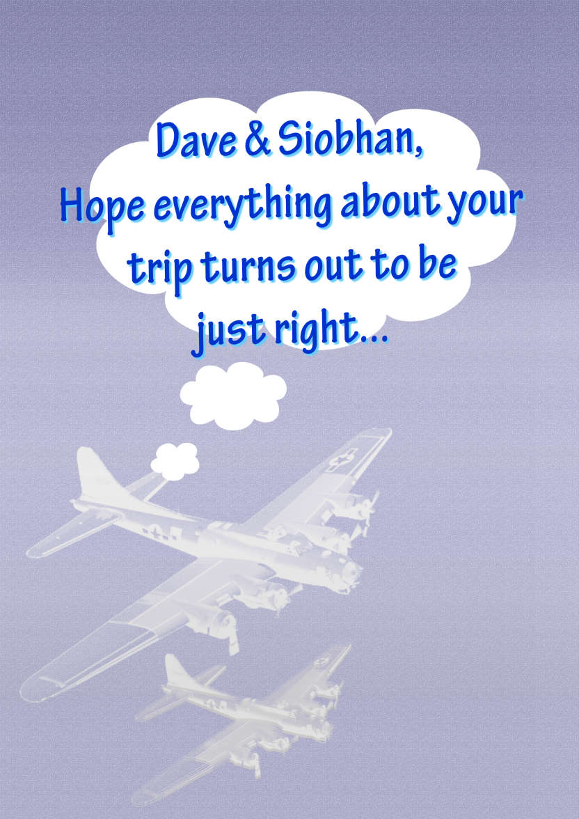 Flying High - card made with Crafty Bob's Card Creator