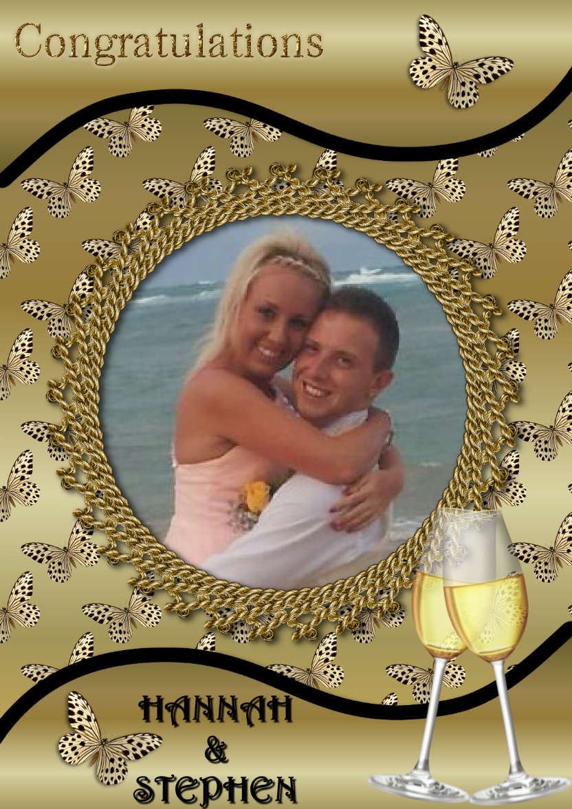 Gold Delight - card made with Crafty Bob's Card Creator