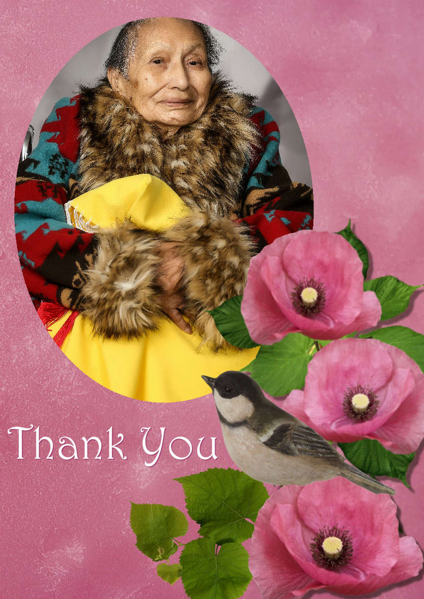 Floral Aperture Photo Card - card made with Crafty Bob's Card Creator