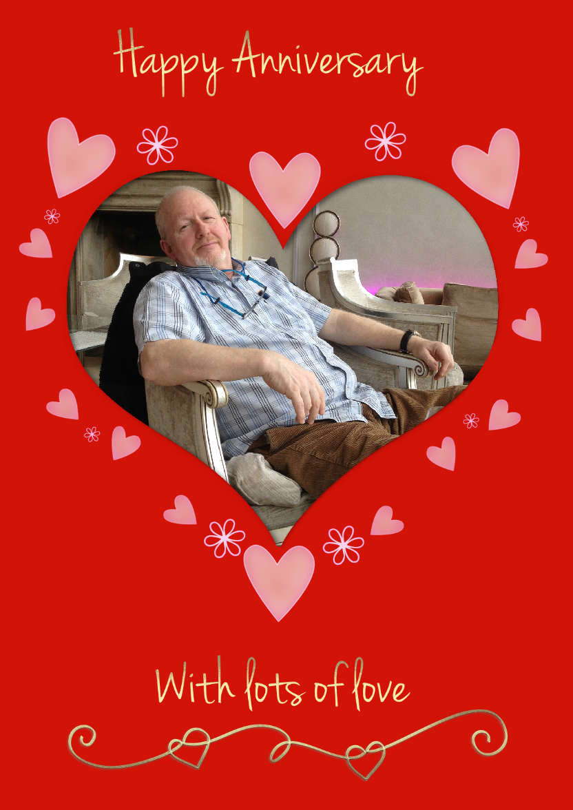 Anniversary Heart - card made with Crafty Bob's Card Creator