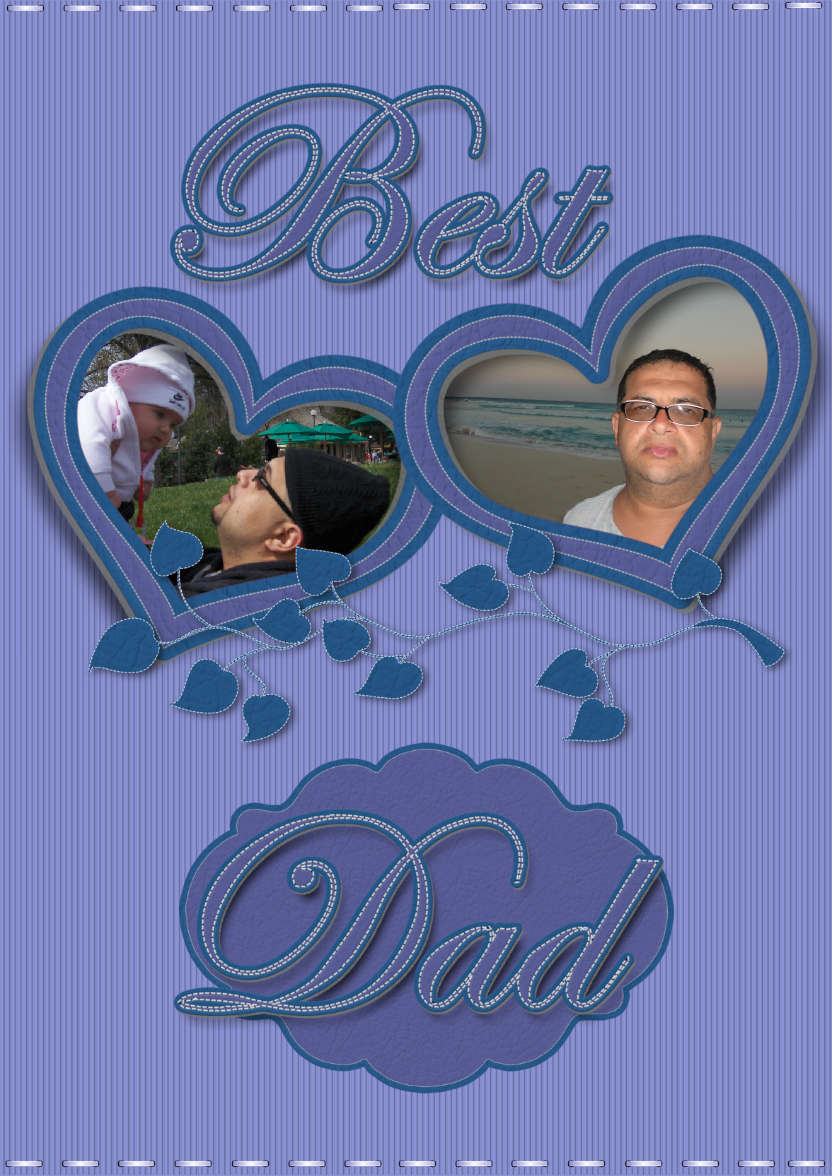 Birthday Dad - card made with Crafty Bob's Card Creator