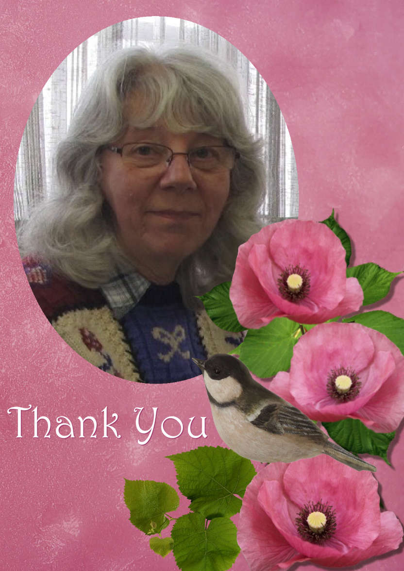 Floral Aperture Photo Card - card made with Crafty Bob's Card Creator