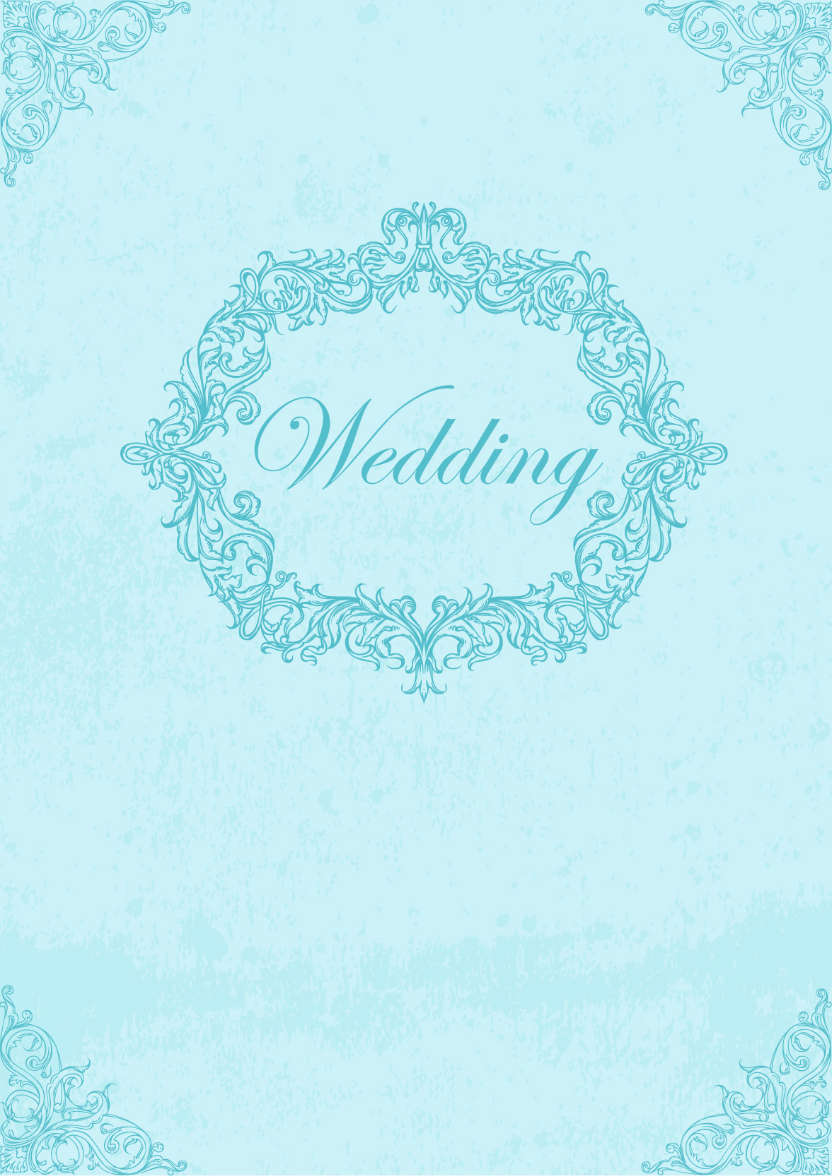 Ornate Wedding Card Front - card made with Crafty Bob's Card Creator