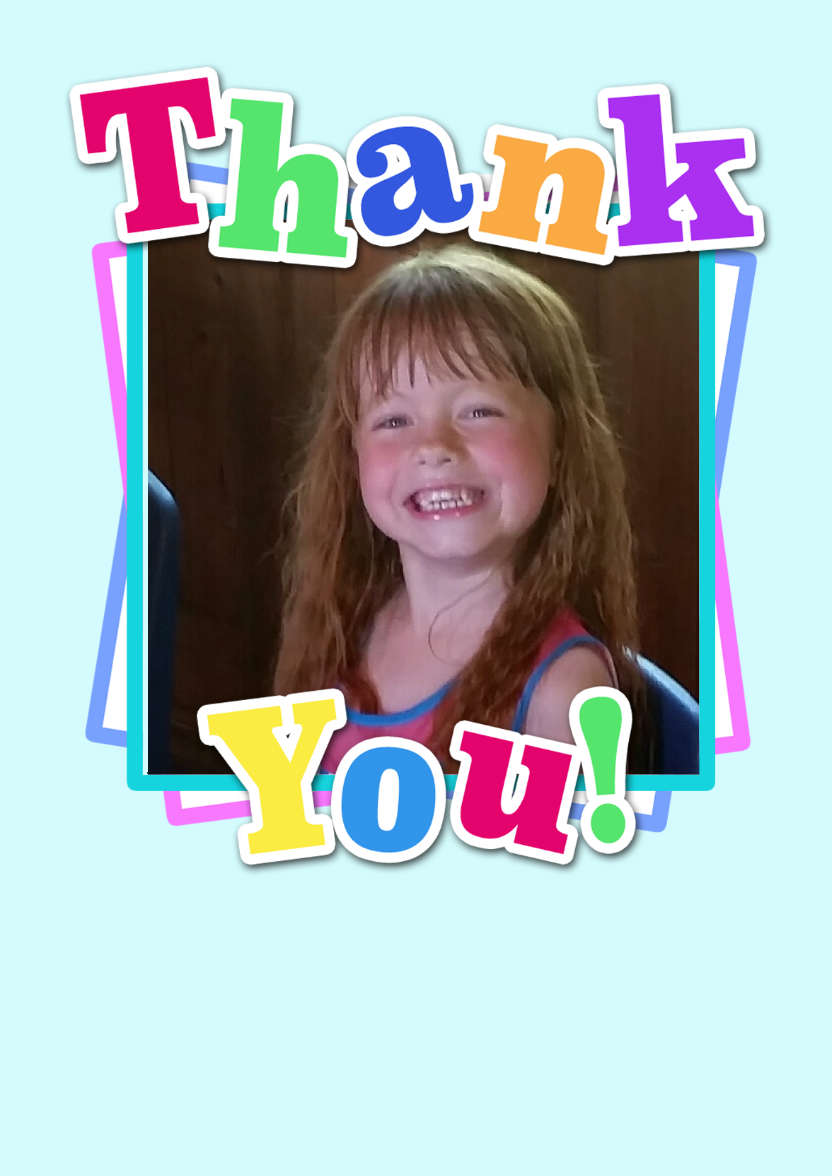 Thank You Aperture Card Front - card made with Crafty Bob's Card Creator