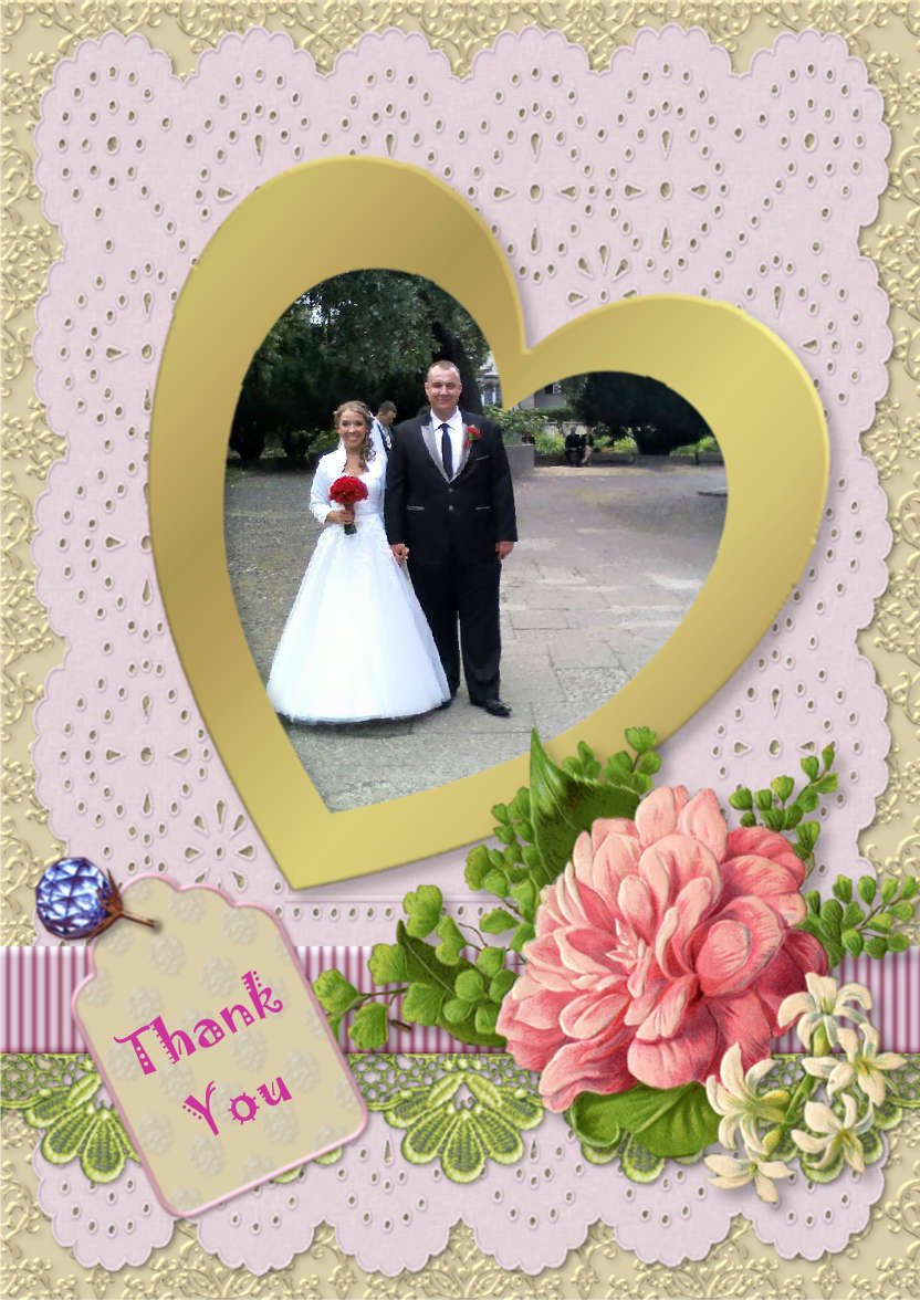 Open Heart Photo Card - card made with Crafty Bob's Card Creator