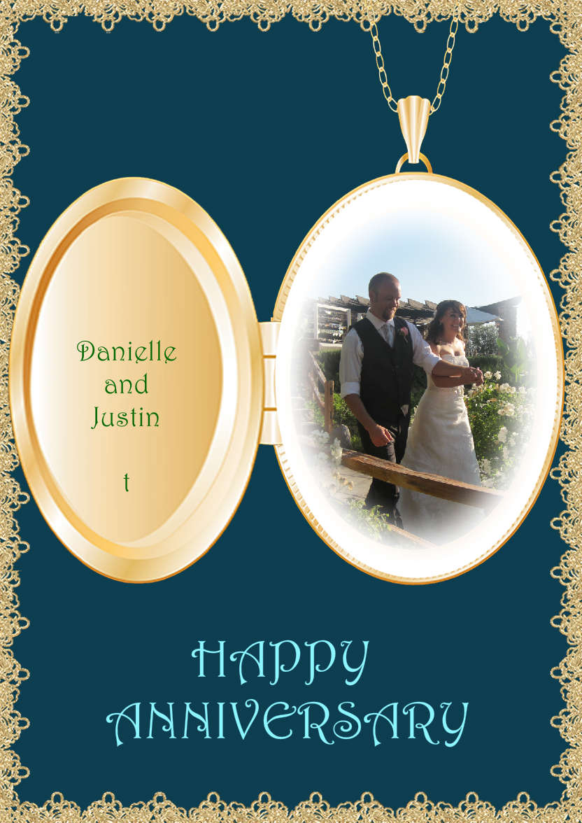 Locket - card made with Crafty Bob's Card Creator
