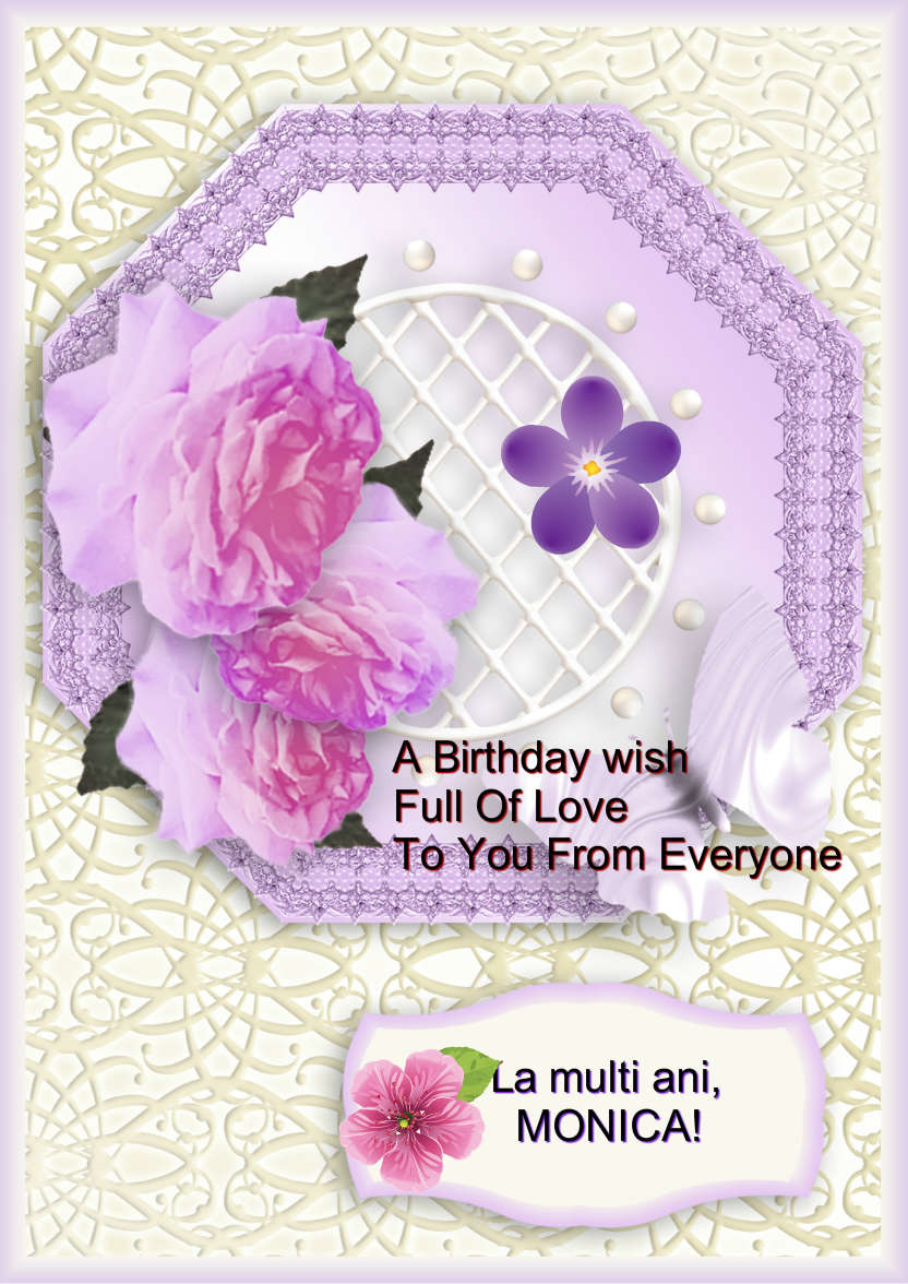 Rose Trellis - card made with Crafty Bob's Card Creator