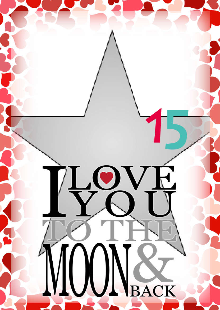 To the Moon & Back Anniversary/valentines - card made with Crafty Bob's Card Creator