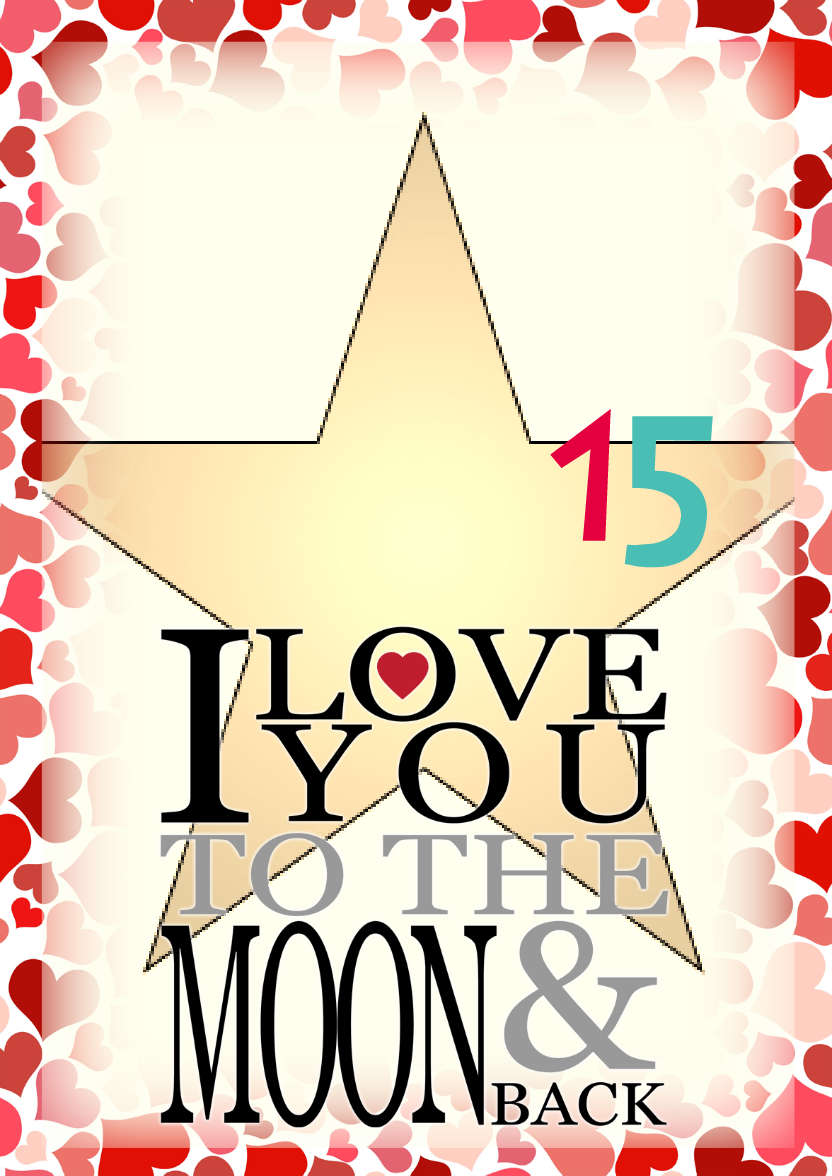 To the Moon & Back Anniversary/valentines - card made with Crafty Bob's Card Creator