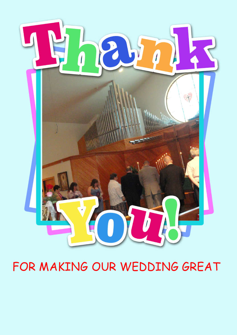Thank You Aperture Card Front - card made with Crafty Bob's Card Creator