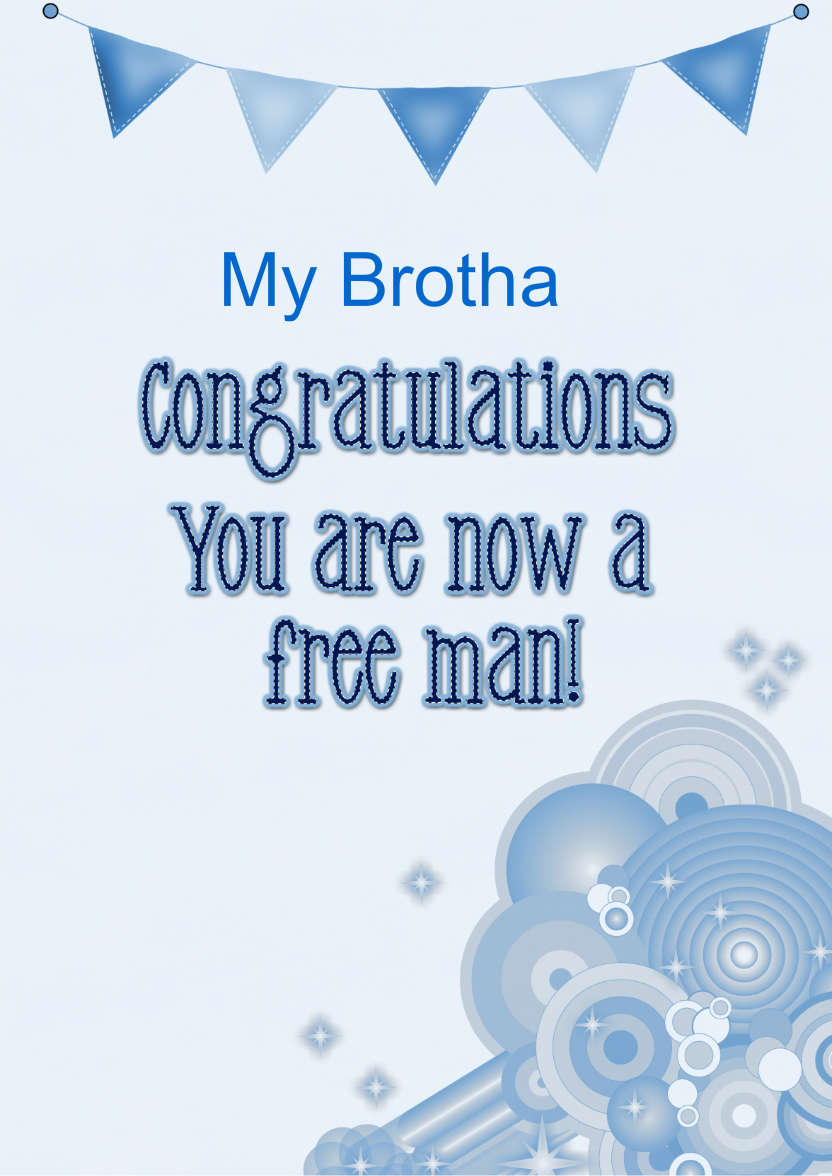 Freedom - card made with Crafty Bob's Card Creator