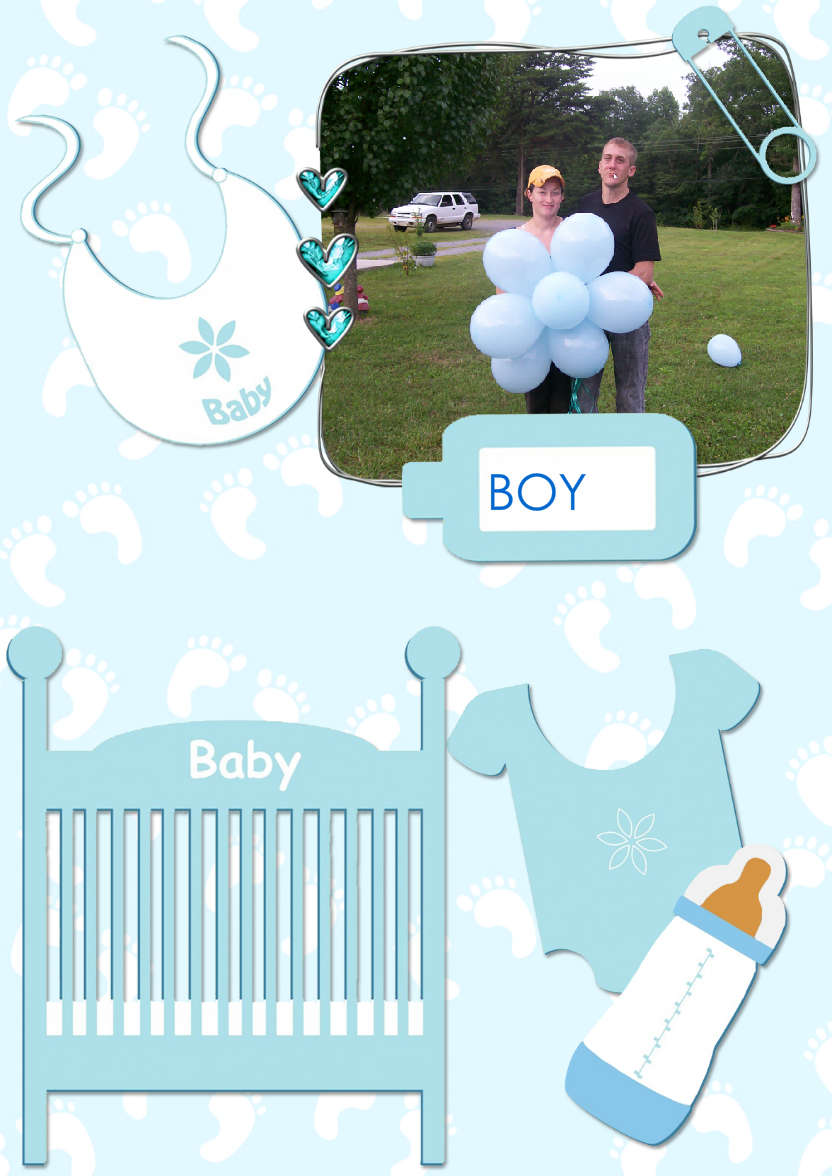 Baby Boy Aperture - card made with Crafty Bob's Card Creator