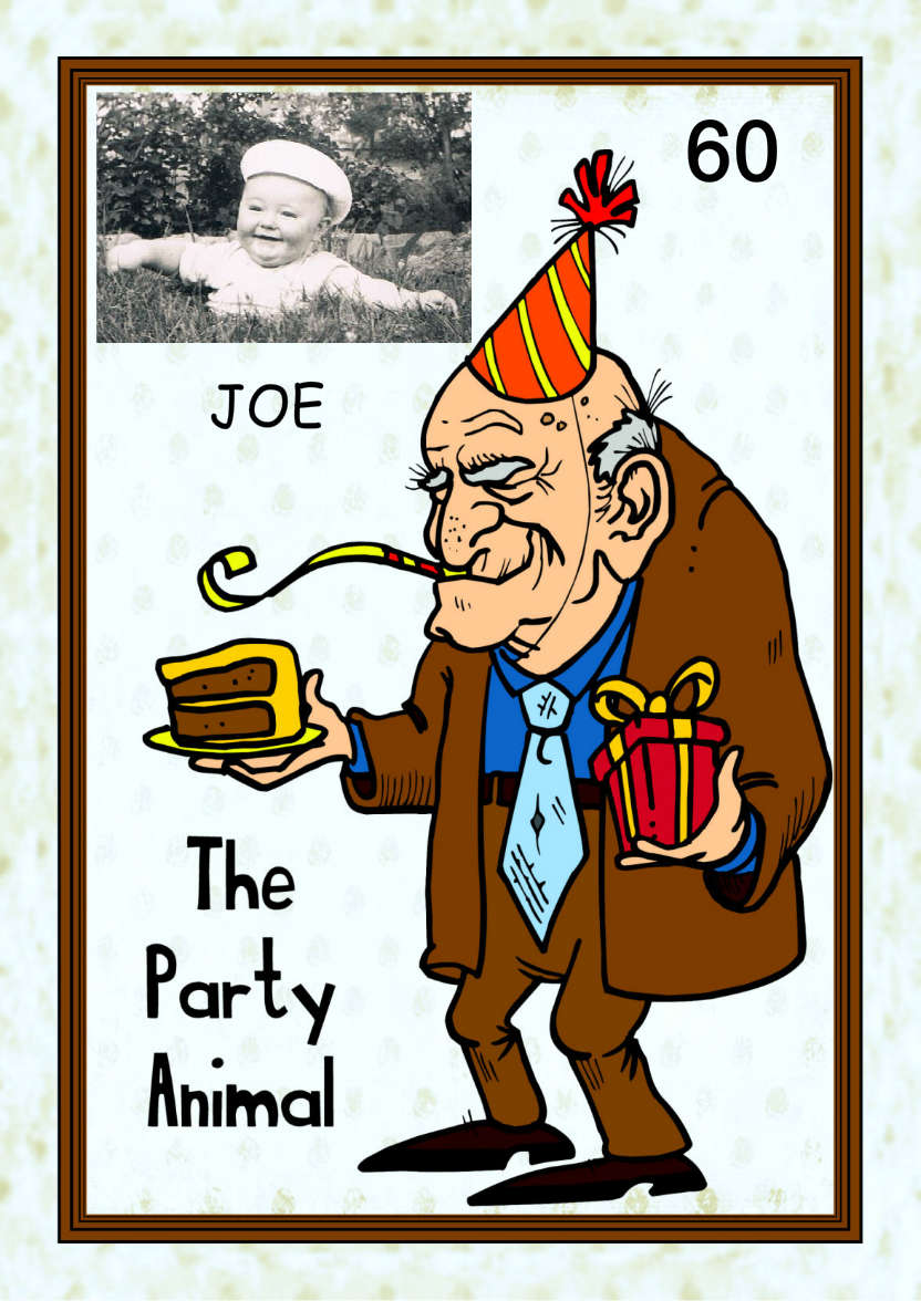 Party Animal - card made with Crafty Bob's Card Creator