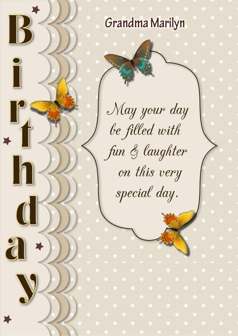 Chocolate Smooth - card made with Crafty Bob's Card Creator