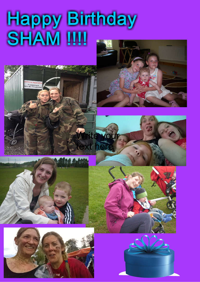 Dark Purple Plain Background - card made with Crafty Bob's Card Creator