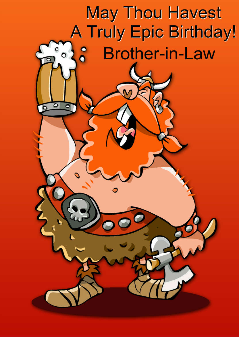 Viking Celebration Card - card made with Crafty Bob's Card Creator