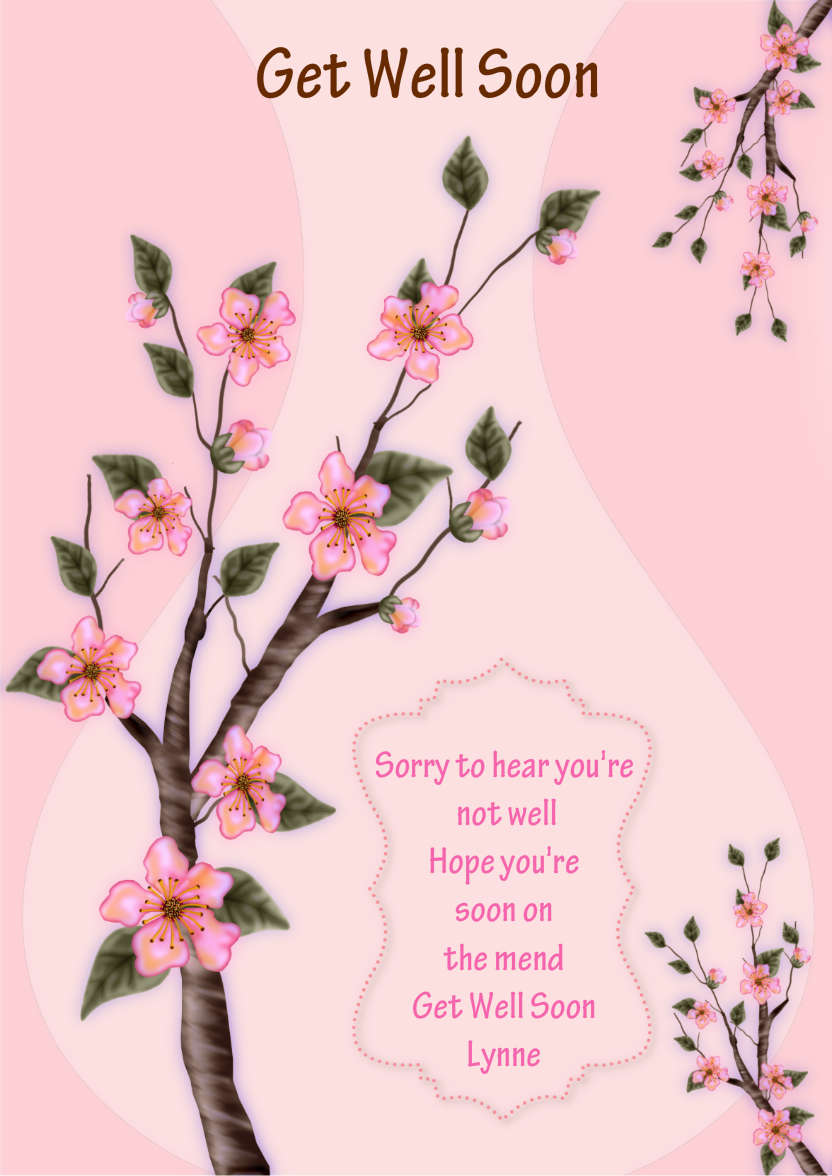 Apple Blossom - card made with Crafty Bob's Card Creator