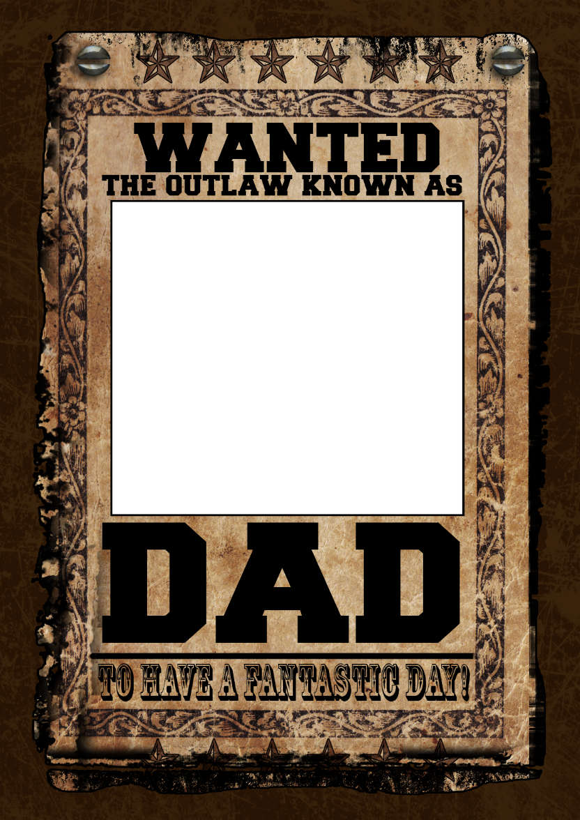 Dad Birthday. Father's Day, Photo Greeting Card - card made with Crafty Bob's Card Creator