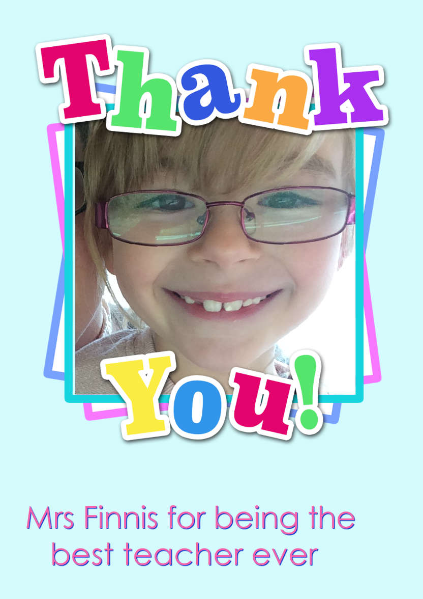 Thank You Aperture Card Front - card made with Crafty Bob's Card Creator