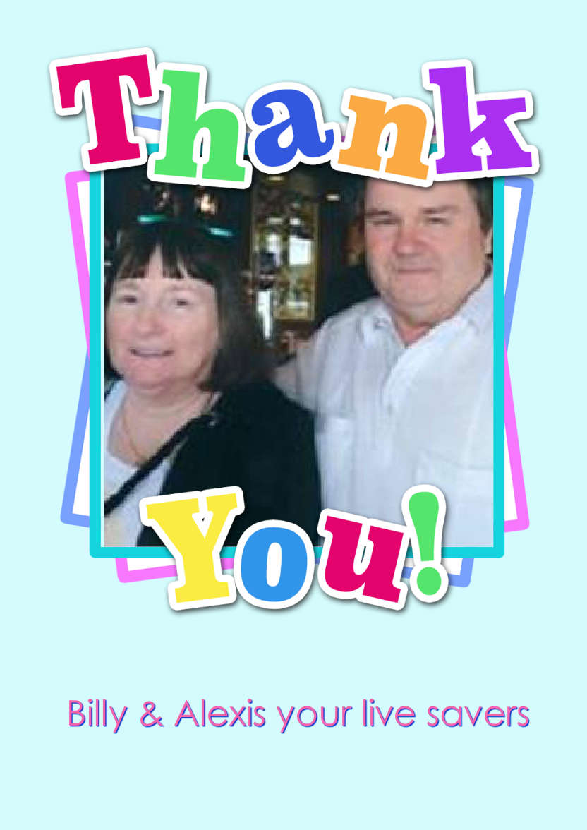 Thank You Aperture Card Front - card made with Crafty Bob's Card Creator