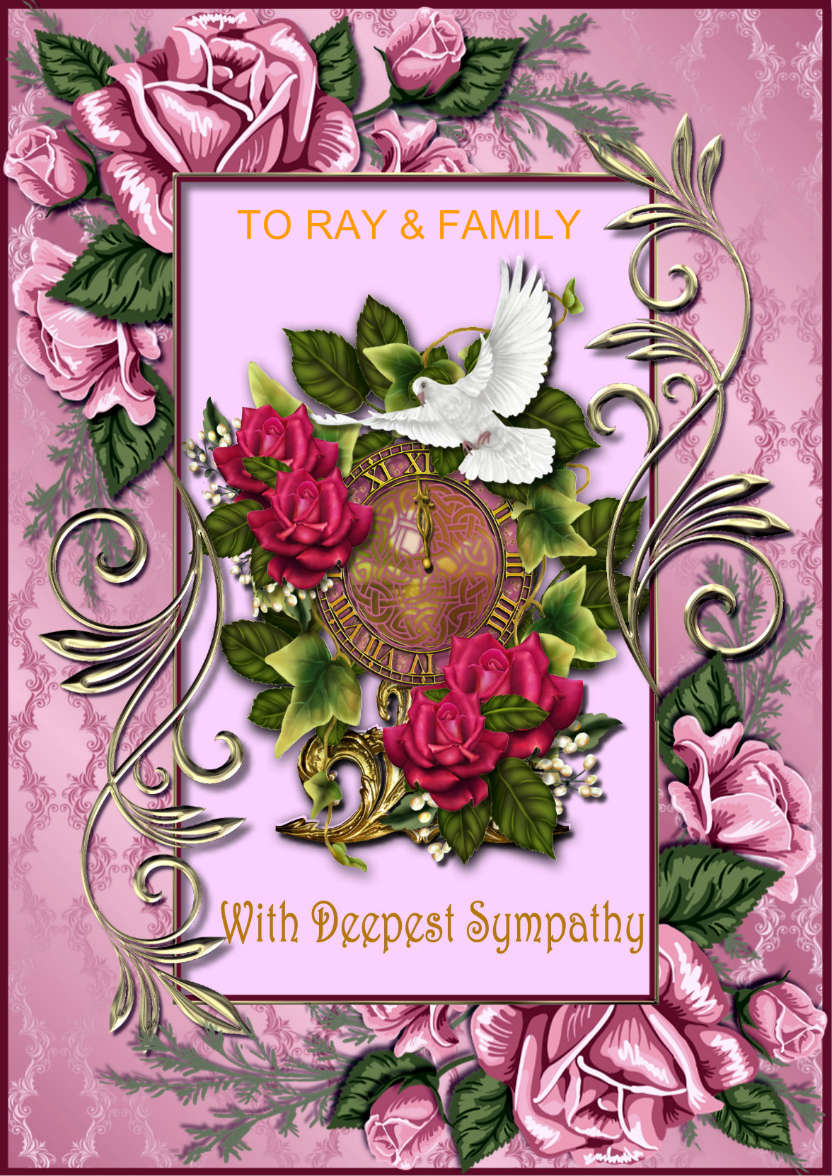 With Deepest Sympathy -  - card made with Crafty Bob's Card Creator