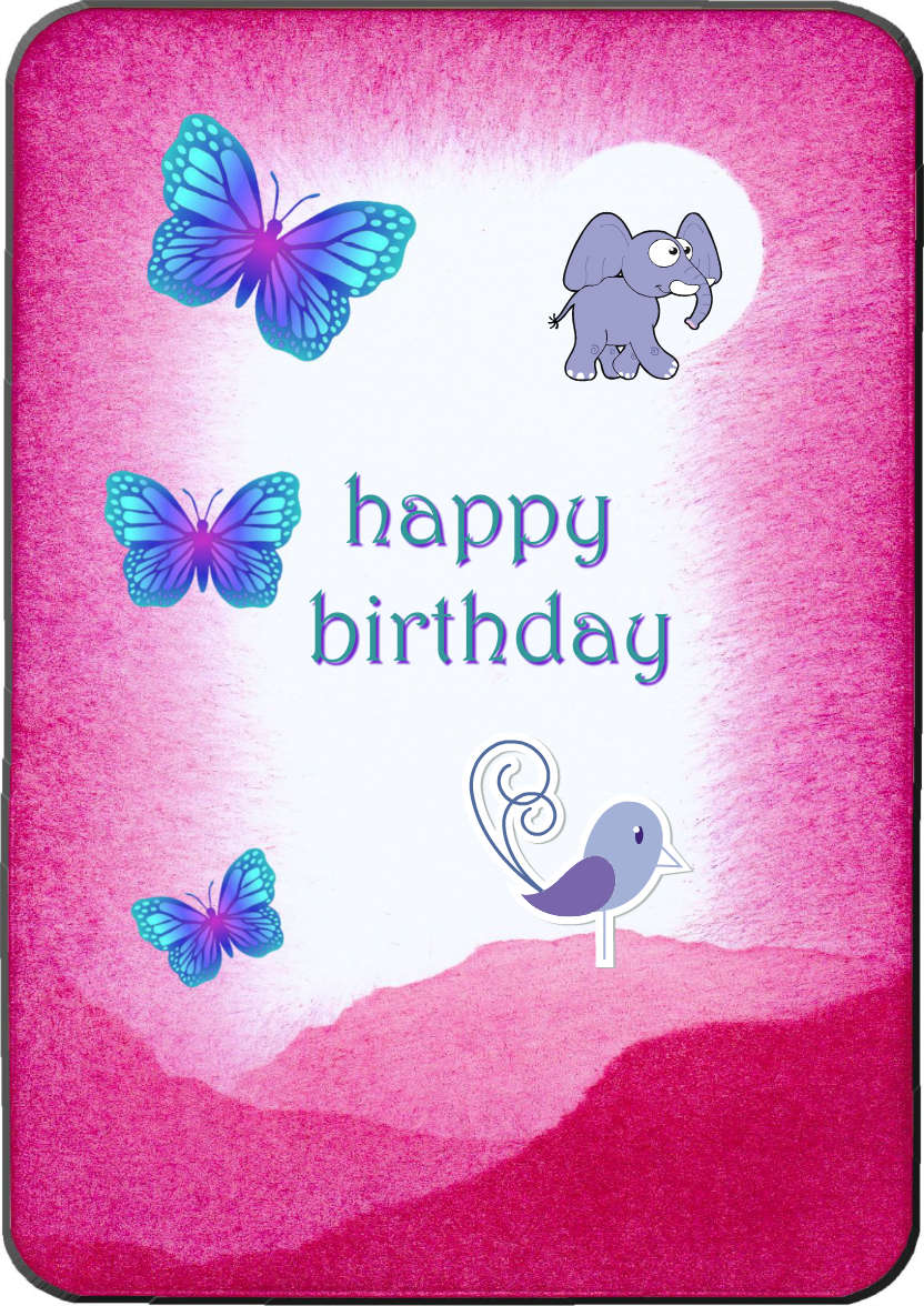 Thinking of You Today - card made with Crafty Bob's Card Creator