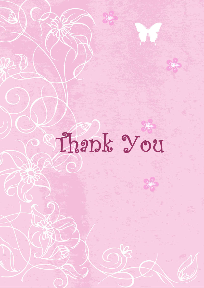 Pink Butterfly Background - card made with Crafty Bob's Card Creator