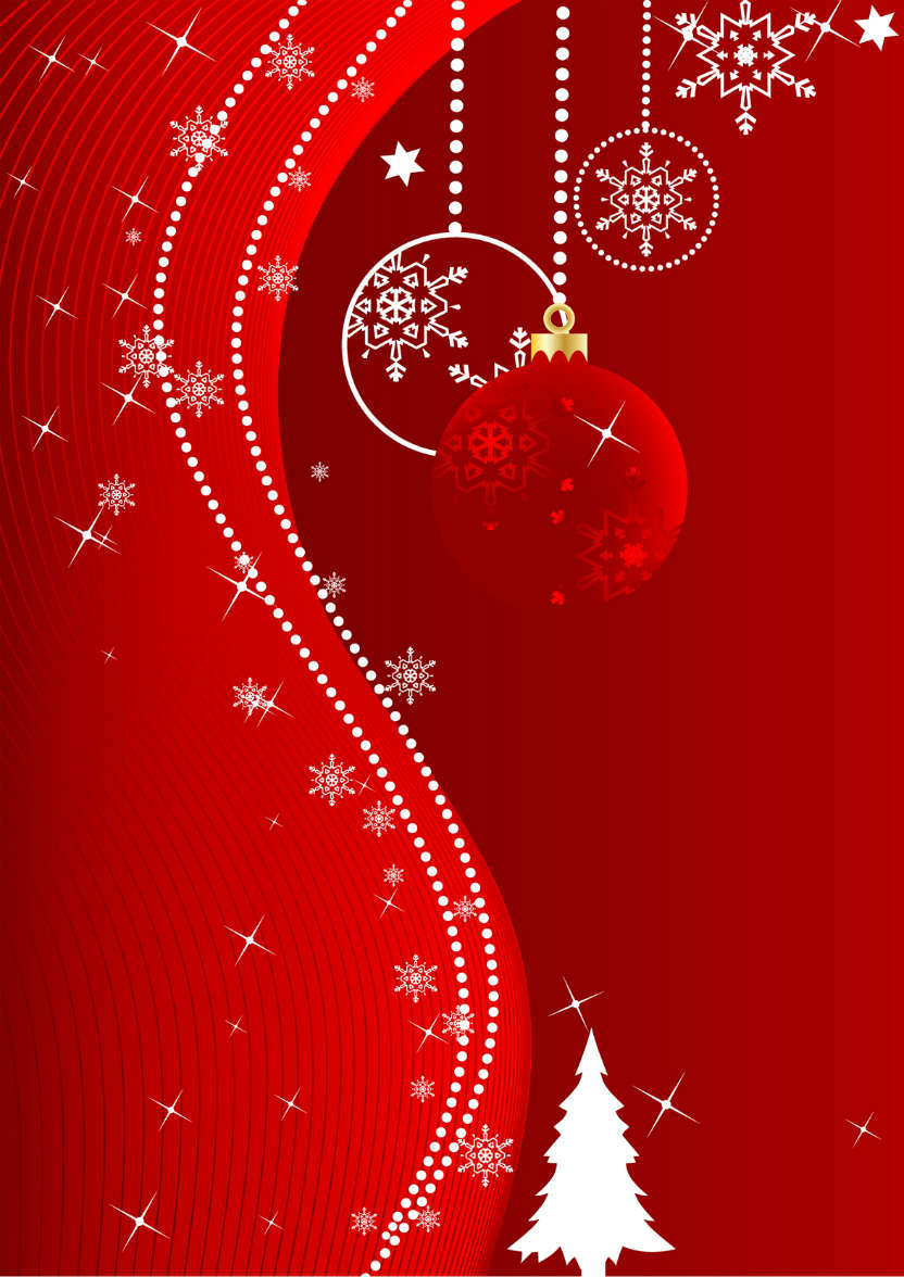 Red Christmas Baubles - card made with Crafty Bob's Card Creator