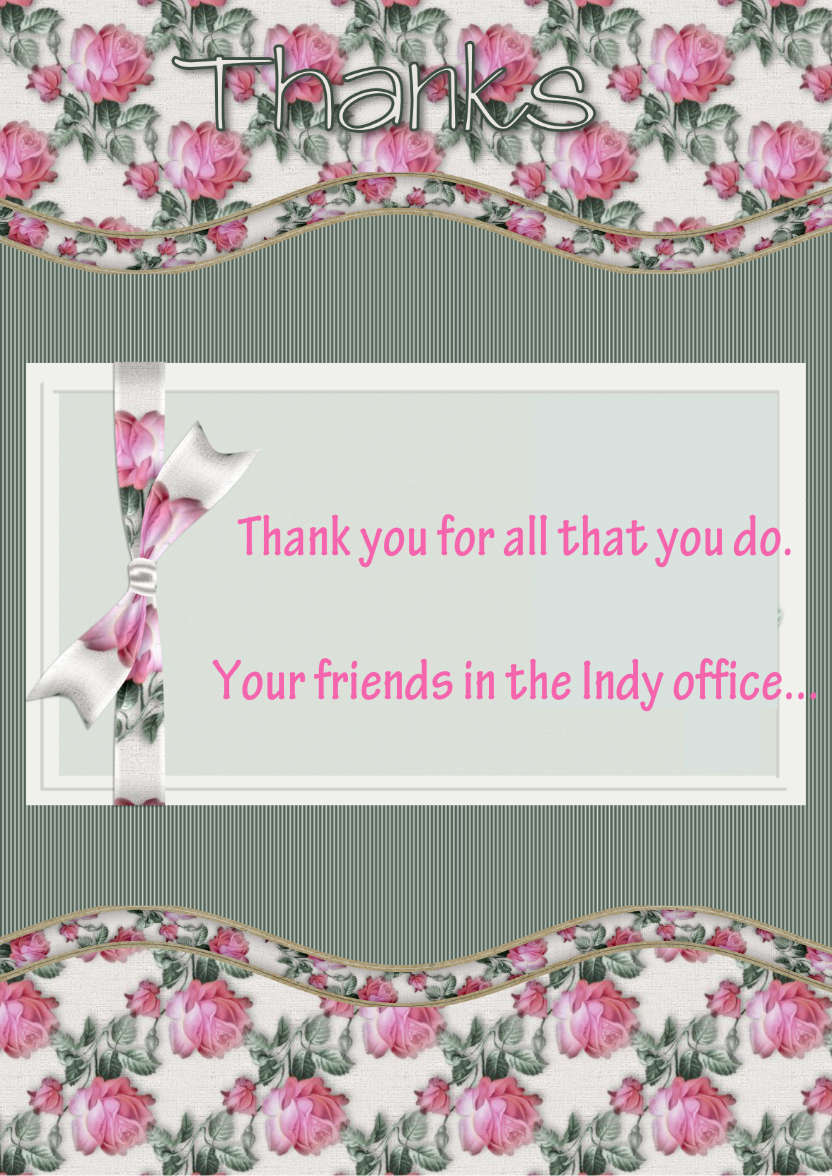 With Thanks - card made with Crafty Bob's Card Creator