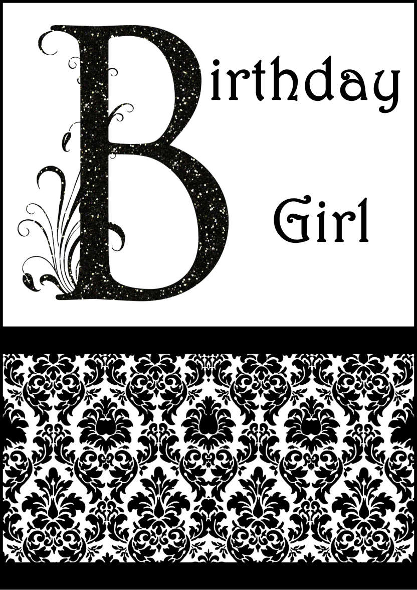 Damask Monogram Letter B Card - card made with Crafty Bob's Card Creator