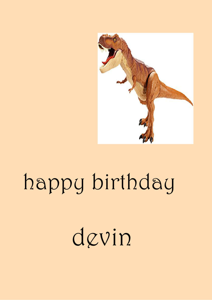 Light Orange Plain Background - card made with Crafty Bob's Card Creator