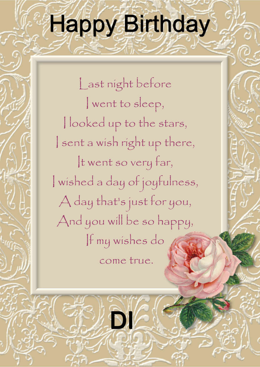 Framed Pink Rose Insert - card made with Crafty Bob's Card Creator