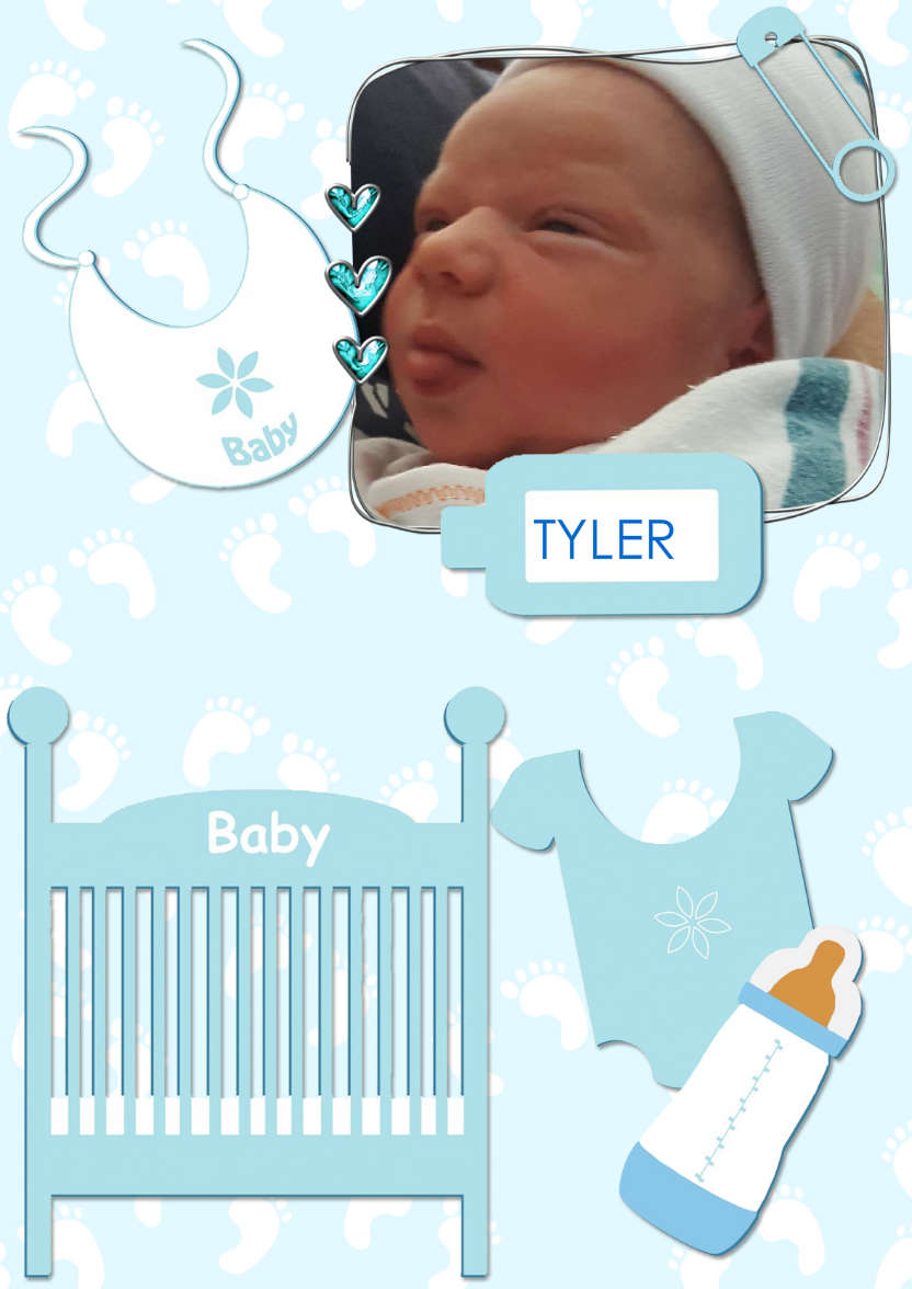 Baby Boy Aperture - card made with Crafty Bob's Card Creator