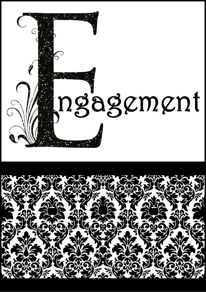 Damask Monogram Letter E Card - card made with Crafty Bob's Card Creator