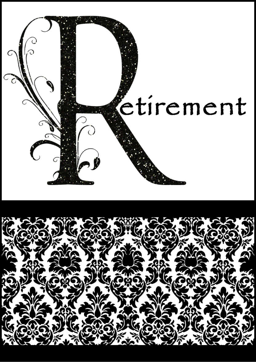 Damask Monogram Letter R Card - card made with Crafty Bob's Card Creator