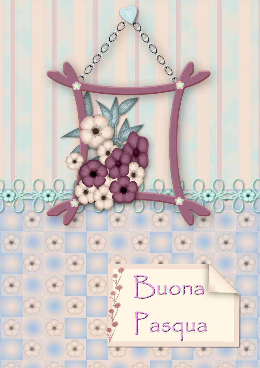 Framed Flowers - card made with Crafty Bob's Card Creator