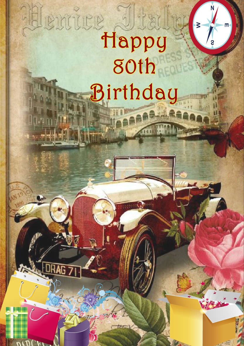 White Plain Background - card made with Crafty Bob's Card Creator