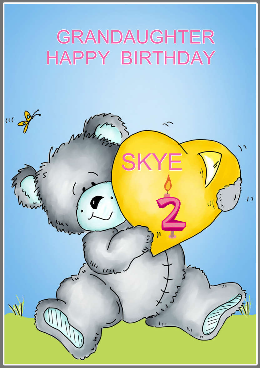 Bear Hugs - card made with Crafty Bob's Card Creator