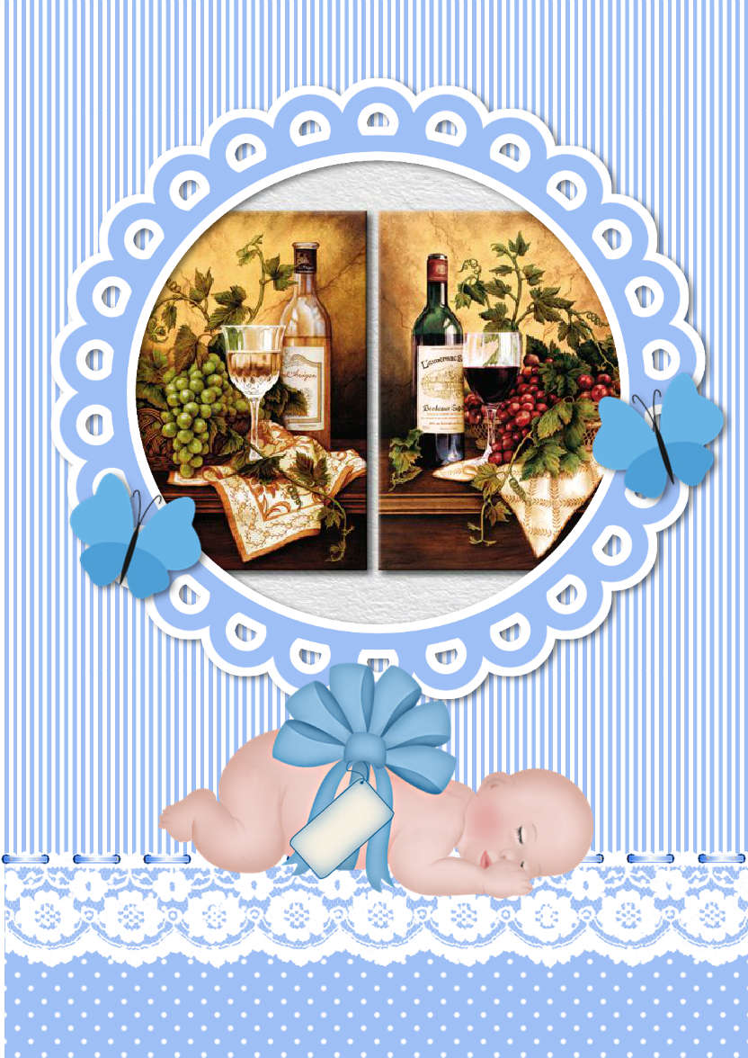 Cute Baby Boy - card made with Crafty Bob's Card Creator